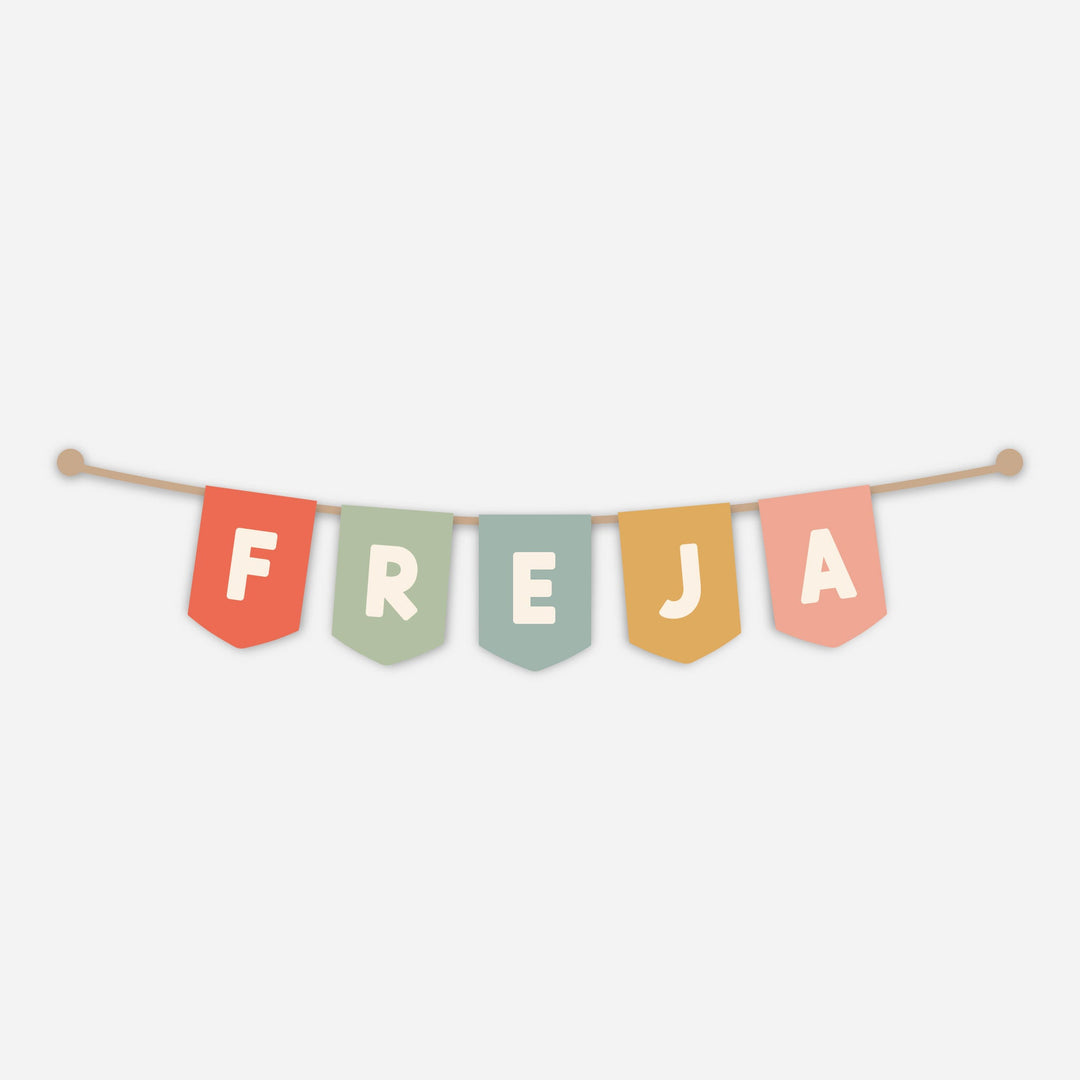 Personlig namnskylt för dörr eller skåp - banner - Piffa