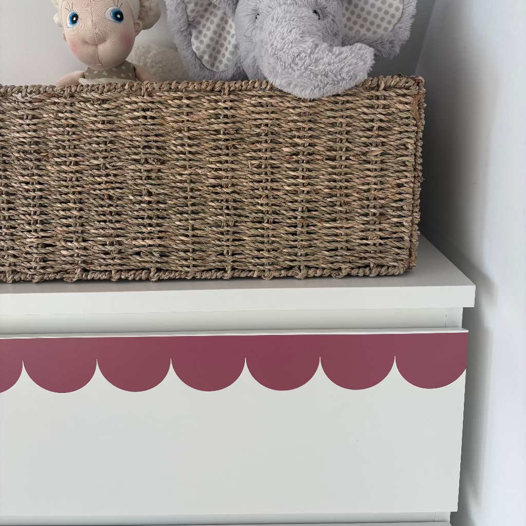 Ikea Malm bård volang