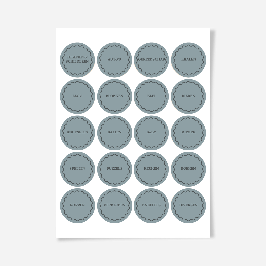 Étiquettes pour bacs IKEA Trofast
