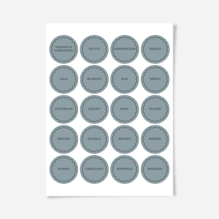 Étiquettes pour bacs IKEA Trofast