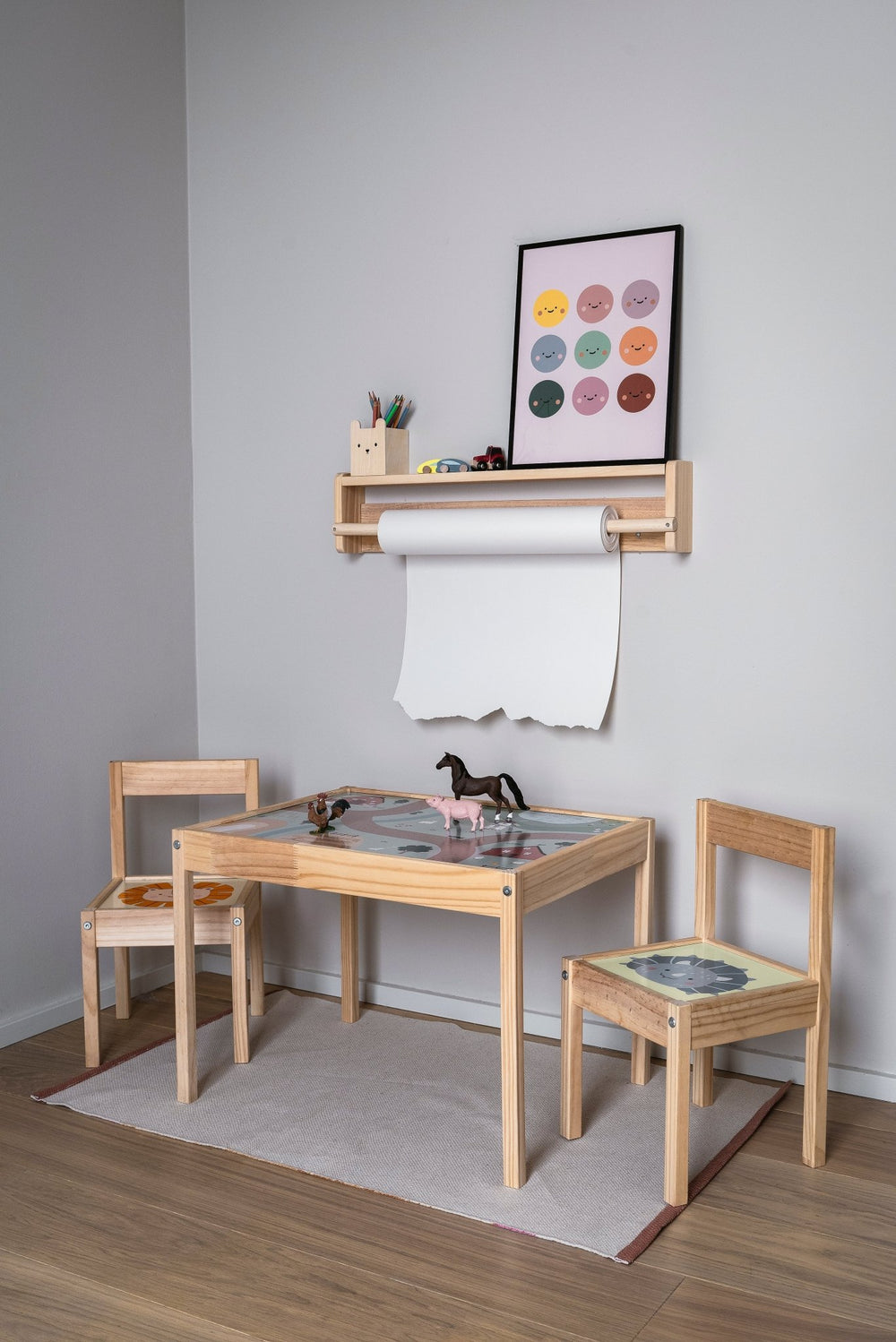Dekaler till Ikea Lätt barnbord - Piffa